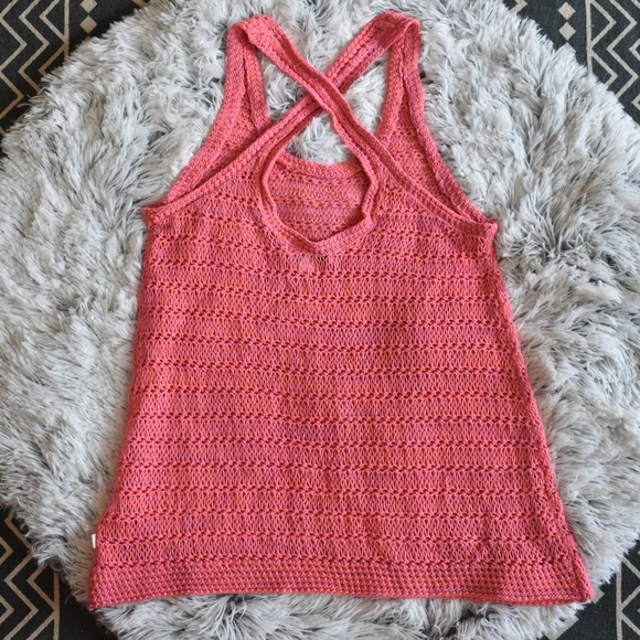 AmericanEagleOutfitters Open Knit CrossBack Tank S - Picture 2 of 8